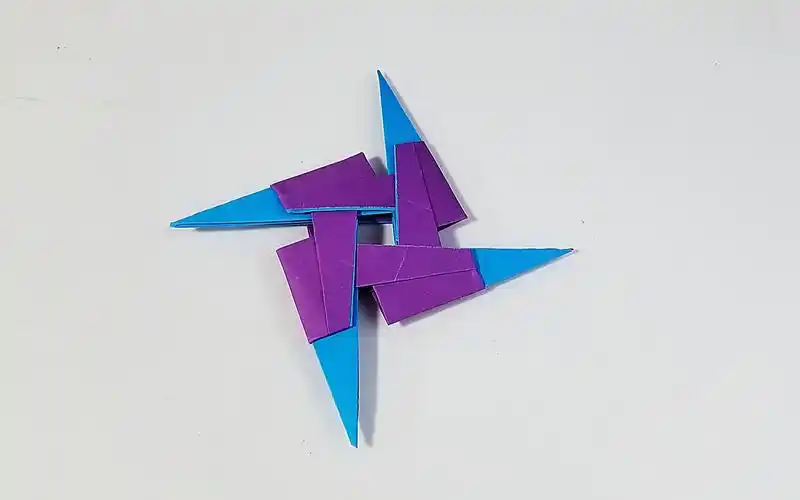 教你折纸组合飞镖,简单好玩,儿童很喜欢