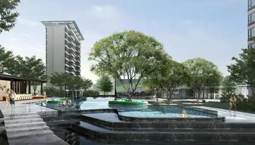 [广东]佛山现代简约轻奢住宅景观概念设计-居住区景观-筑龙园林景观