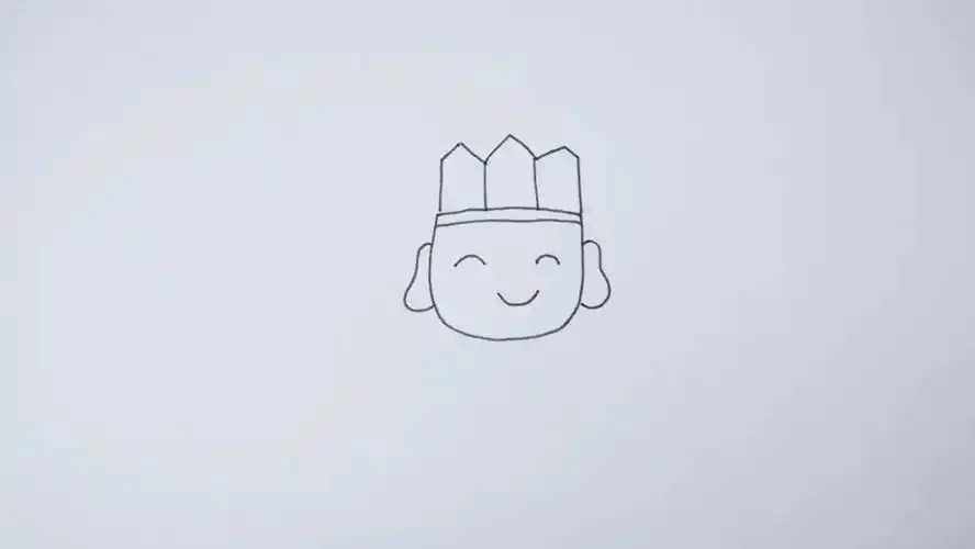 简笔画教程 | 西游记唐僧简笔画教程