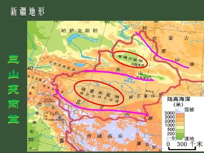 人教版八下地理干旱的宝地——塔里木盆地