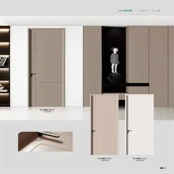 24年新款碳晶门免漆门卧室门室内木门-阿里巴巴