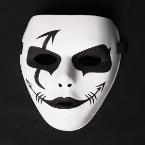 演出白色面具图片