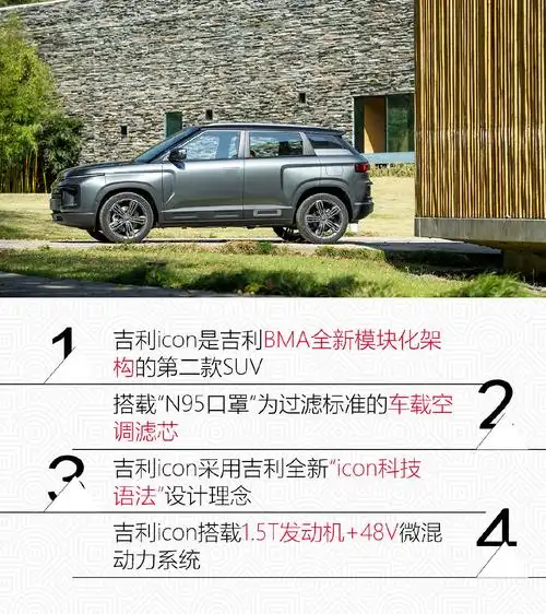 吉利icon正式上市售价11581288万元