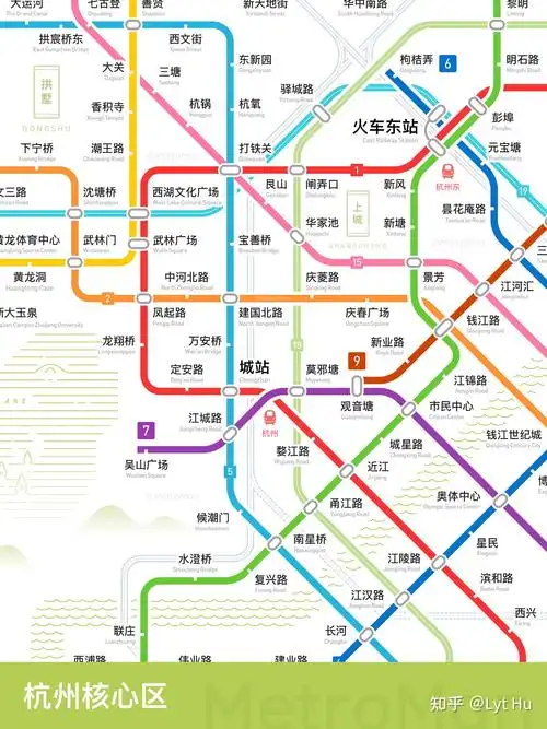 杭州轨道交通线路图四期地铁建设规划