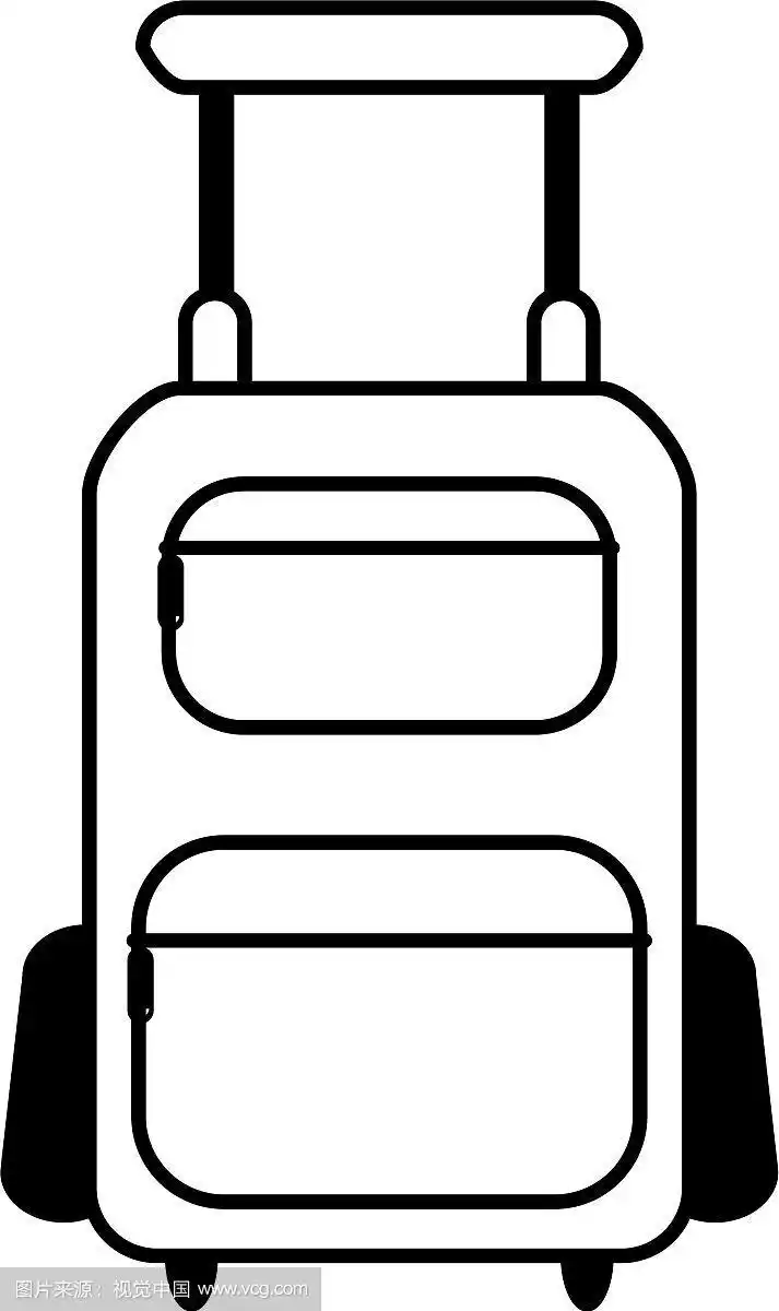 旅行箱图标形象