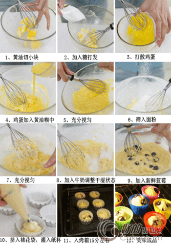 纸杯蛋糕的做法步骤