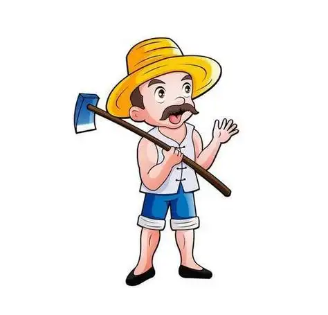 农民伯伯的卡通简笔画