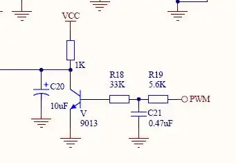 一个pwm波占空比控制输出电压的电路,没有太看懂