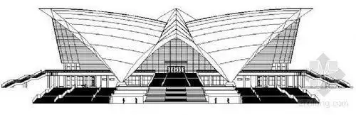 体育简笔画体育馆简笔画