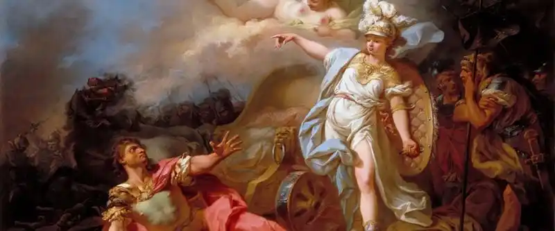 古希腊神话全能女神宙斯之女雅典娜