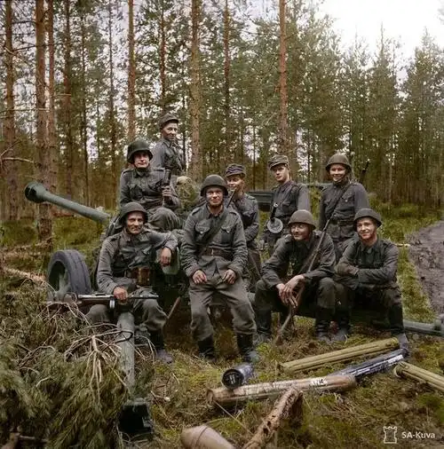 芬兰反坦克炮组,卡累利阿,1944
