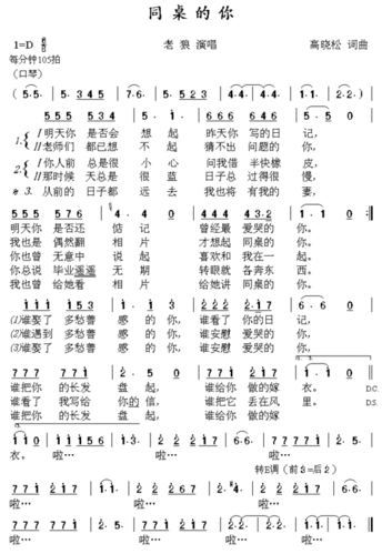 《同桌的你》笛子版吹什么调的好听