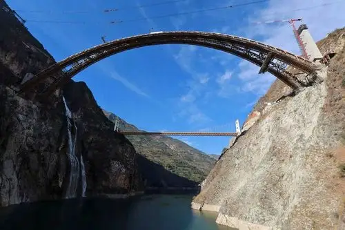 lancangjiang railway bridge darui