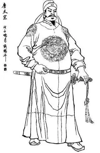 古代人物简笔画李世明