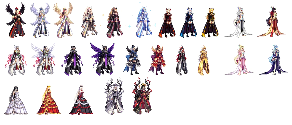 【哔哔盒子】女鬼剑全时装改全系天空