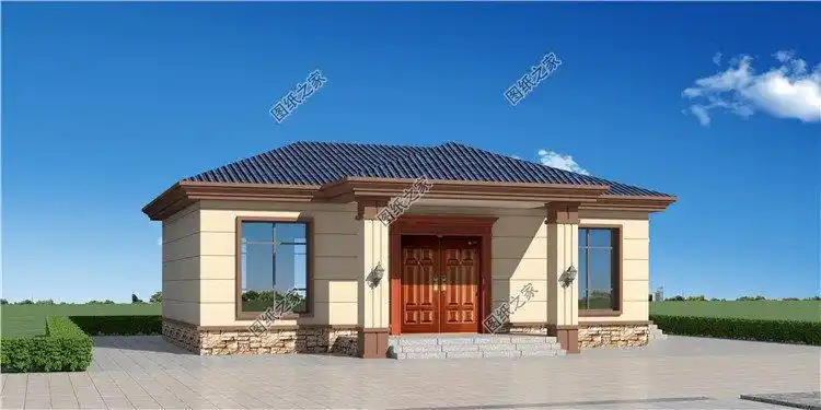 农村一层小别墅设计图经济大气16米乘9米