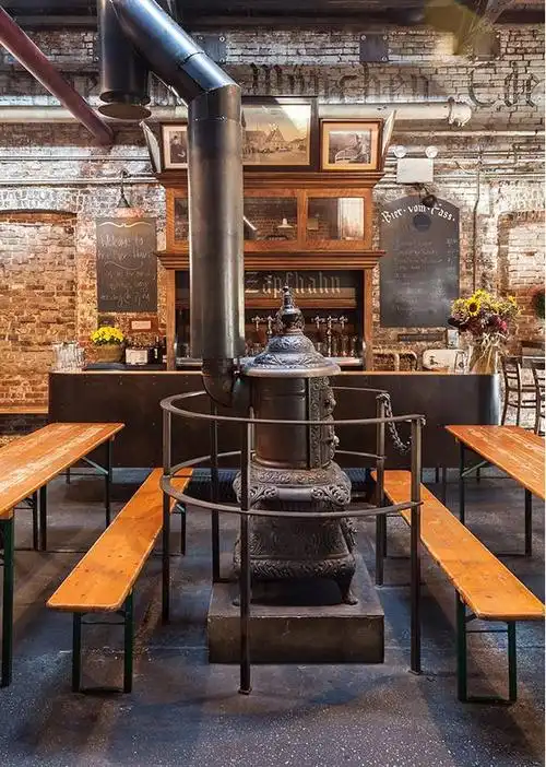 也更突出了重工业风格厚重的桌椅美国的啤酒花园2,radegast可以打开的