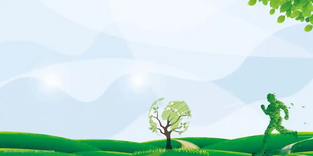 梦幻 小清新 蝴蝶 新的生命 发芽 春天 萌芽 活力 绿色环保 banner