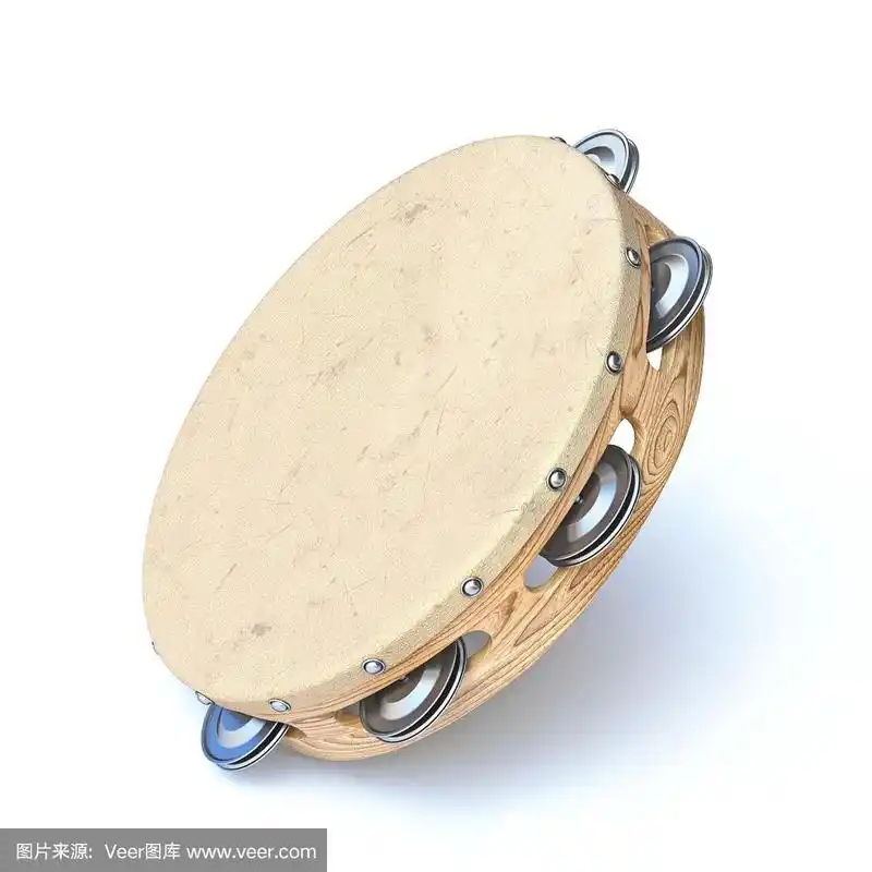木制小手鼓3 d
