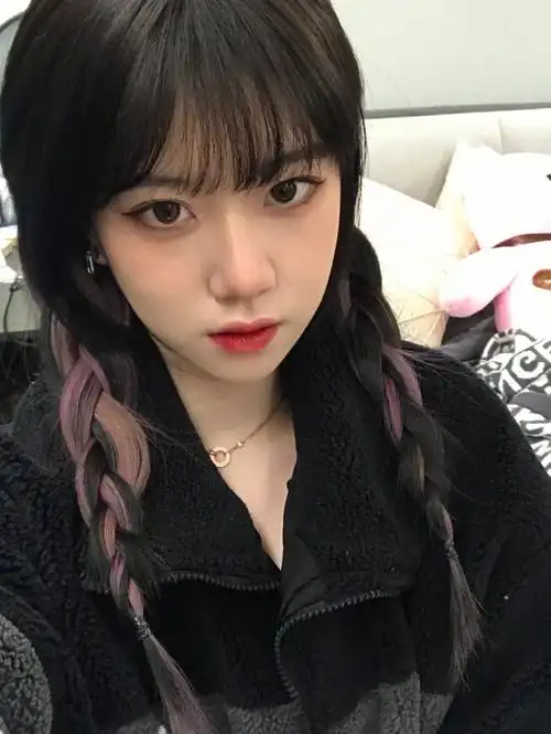 挂耳染发色分享