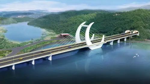 玉环漩门湾大桥主桥钢塔d节顺利吊装