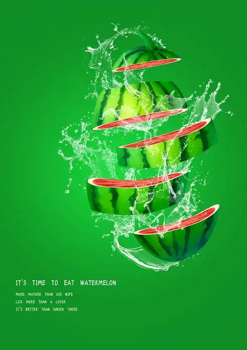 西瓜海报|平面|海报|千帆创意设计_原创作品-站酷zcool