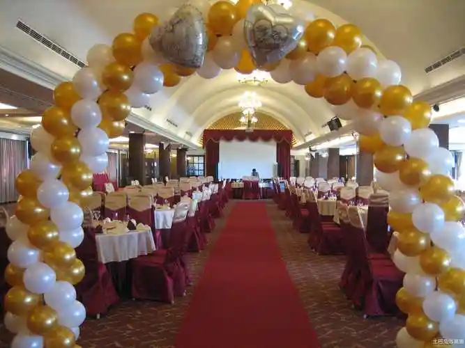 婚礼会场气球布置图片设计图片赏析
