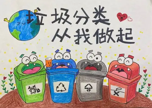 垃圾分类,从我做起——江岸区堤角幼儿园亲子环境绘画展示活动