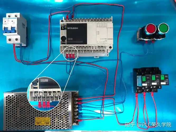实物教plc控制接线,展示星形-三角形降压启动细节操作 - 知乎