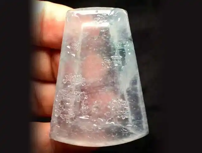 玉雕大师宋雄先作品《风雪夜归人》