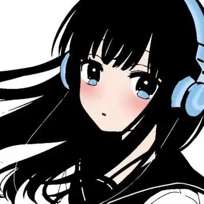 黑白二次元女头_卡通动漫头像_我要个性网