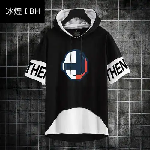 daft punk乐队蠢朋克摇滚starboy演唱会rock短袖t恤男衣服周边衫嘉仔