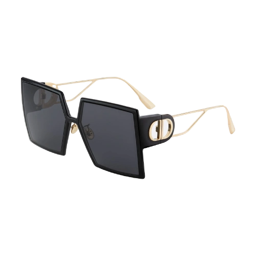 【dior迪奥 太阳镜】dior 20春夏女士黑色 30montaigne 正方形太阳