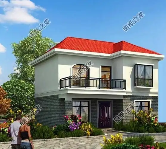 新农村80平米二层房屋设计图纸精简户型地方不大也能合理规划