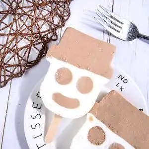 【伊利小雪生5支】妙趣小雪人娃娃头牛奶巧克力网红雪糕冰棍