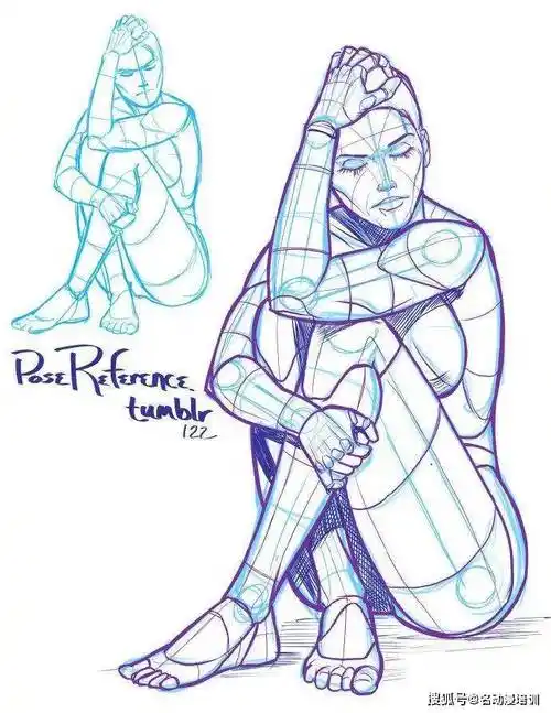 二次元动漫人体人物素材参考分享