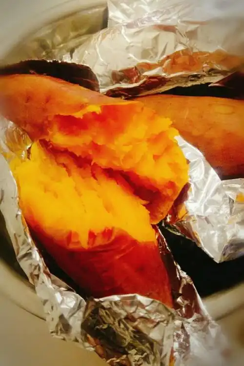 27度咖啡_922做的烤箱烤地瓜