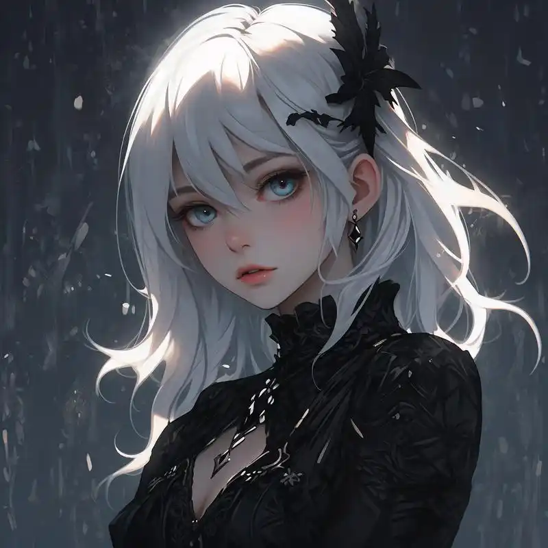 94黑暗系冷酷女王头像95 沉浸在黑暗中的霸气女性,冷酷无情的眼神