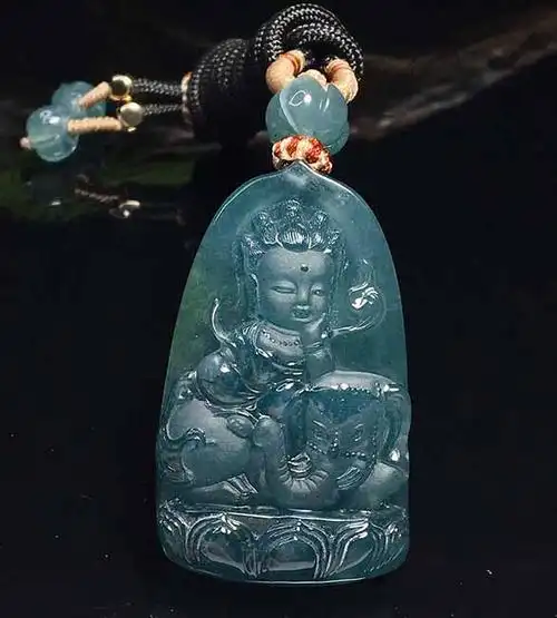 玉雕大师段艳巡作品普贤菩萨11