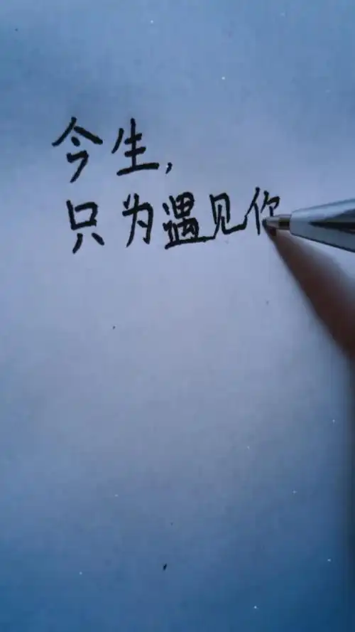 今生只为遇见你……#人生 #情感文字