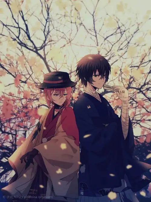 玩娃娃之余也画一张#绘画  #画画  #板绘  #同人  #双黑  #文豪野犬双