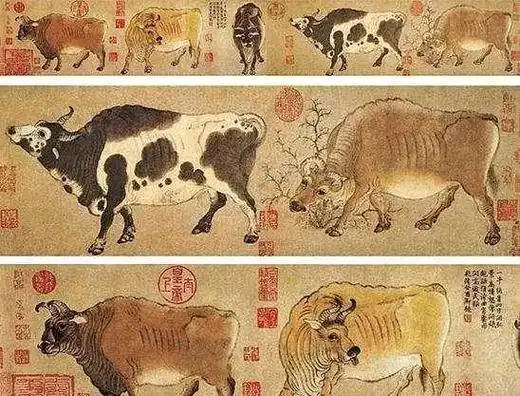 名画五牛图卖了6万齐白石徒弟跟着画了一幅结果卖出590万