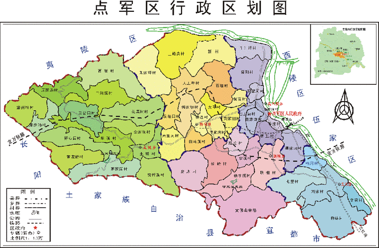 点军区的区划沿革