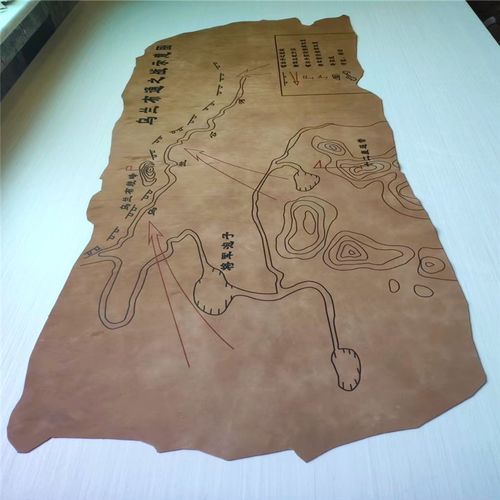 复古书写羊皮纸羊皮卷地图藏宝图密室线索行者证书军令状酒水菜单