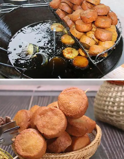 洪僖侨油粑粑油橙油香重庆酉阳土家特产秀山小吃早餐特色手工自制美食