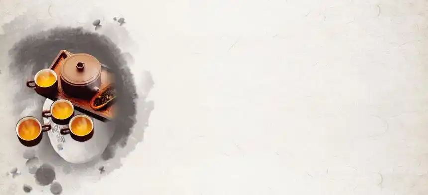 茶道茶具茶文化高清背景 - 当图网