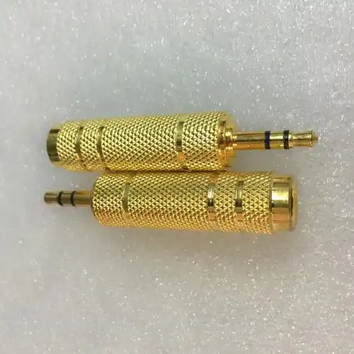 耳机麦克风3.5转6.5转换头 3.5mm转6.5mm公转母话筒mic音频转接头