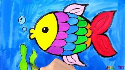 简笔画的鱼涂什么颜色 - 西瓜视频