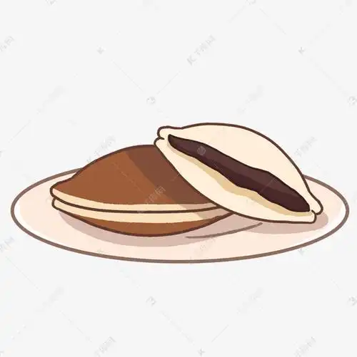 盘子里的铜锣烧