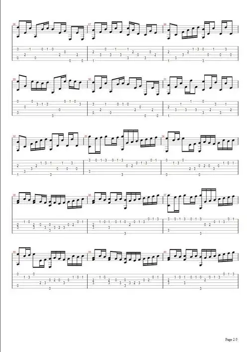 卡农 超简单版 吉他谱 和弦谱